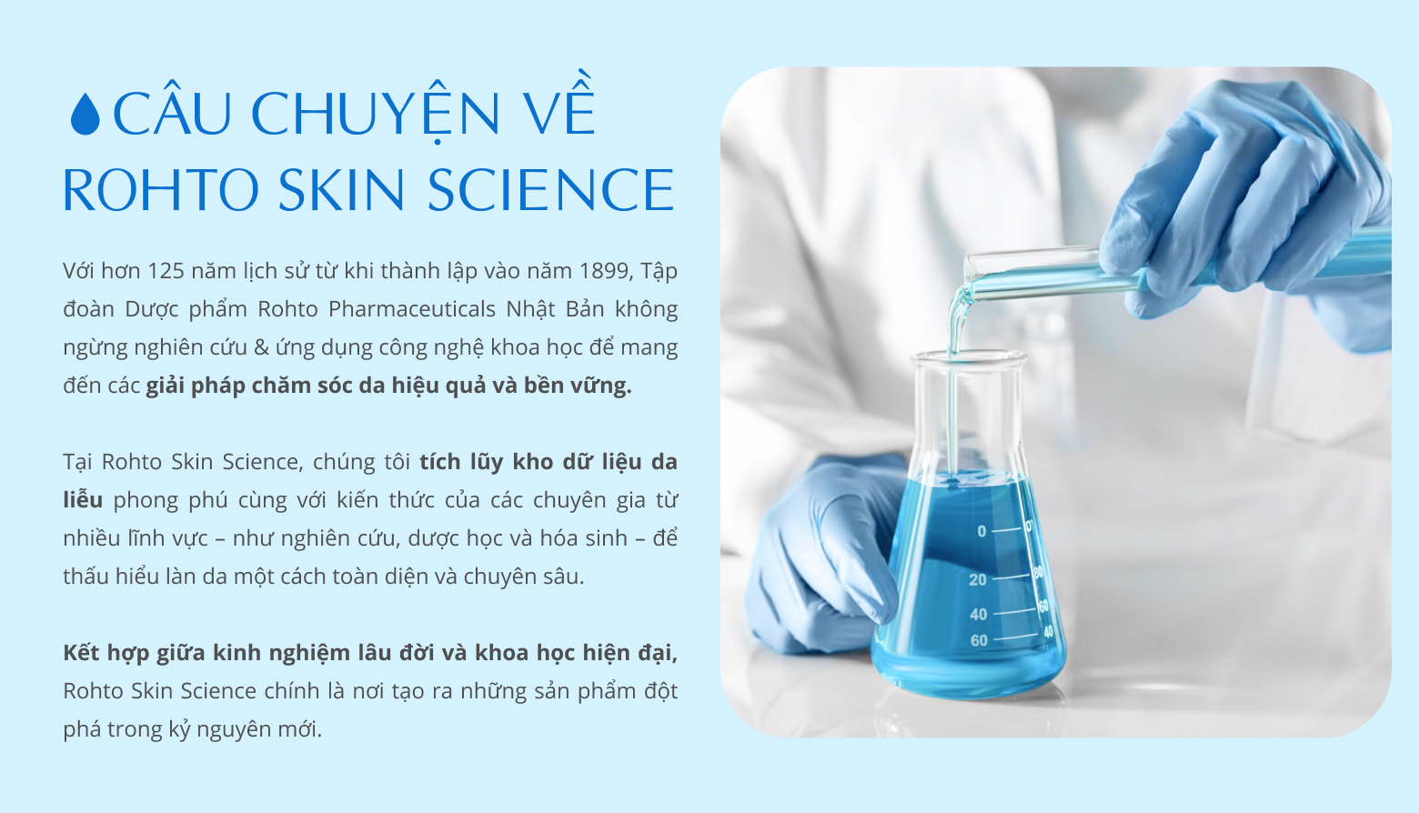 Câu chuyện về rohto skin science